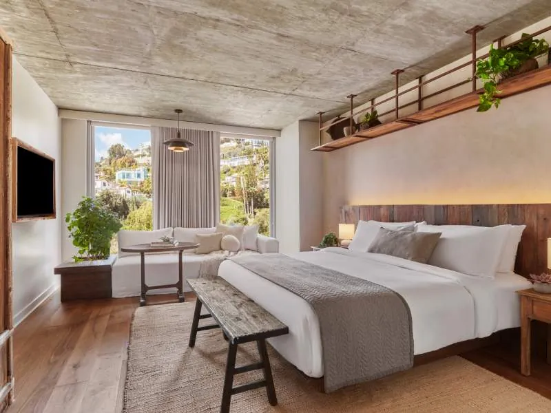 King suite at 1 Hotel West Hollywood