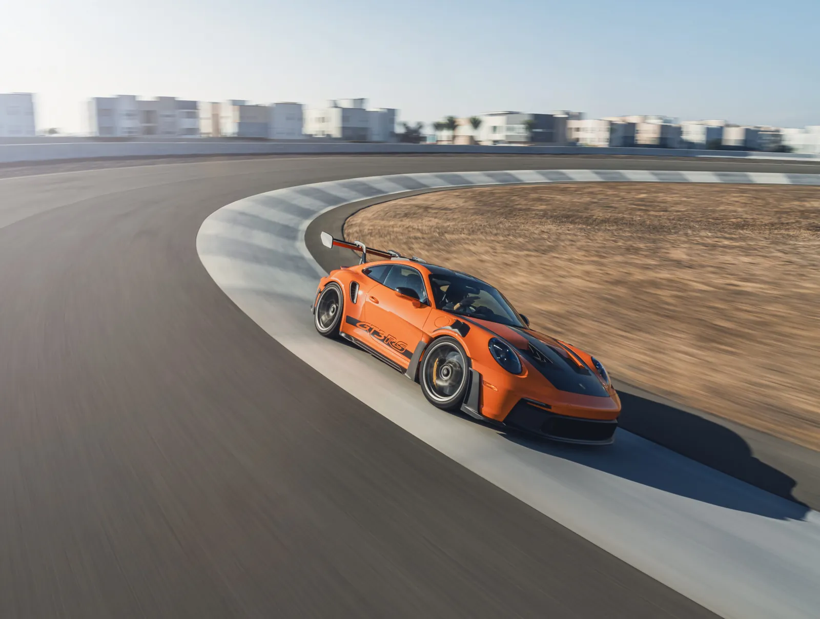 Porsche 911 on the track at Porsche Experience Center Los Angeles Porsche 911 on the track at Porsche Experience Center Los Angeles